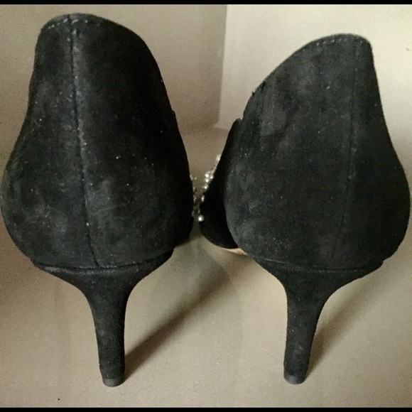 ENZO ANGIOLINI - PEARL & SUEDE HEELS - Picture 5 of 8